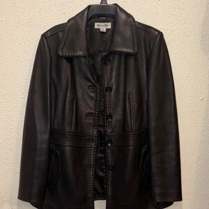 Preston & York Dark Leather Jacket